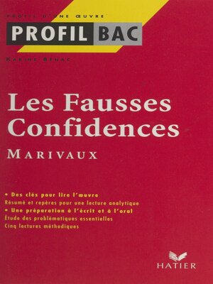 cover image of Les fausses confidences